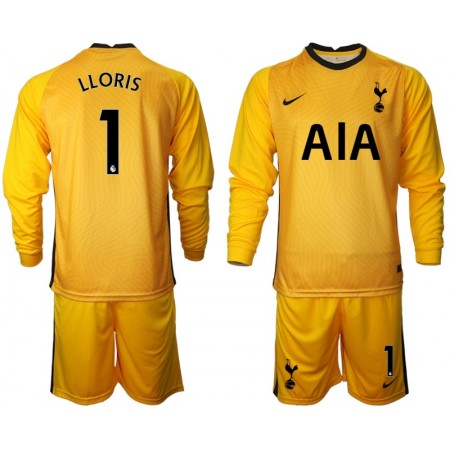 Billiga Fotbollströjor Tottenham Hotspur Hugo Lloris 1 Målvakt Barn tröja 2020/21 M002 Långärmad